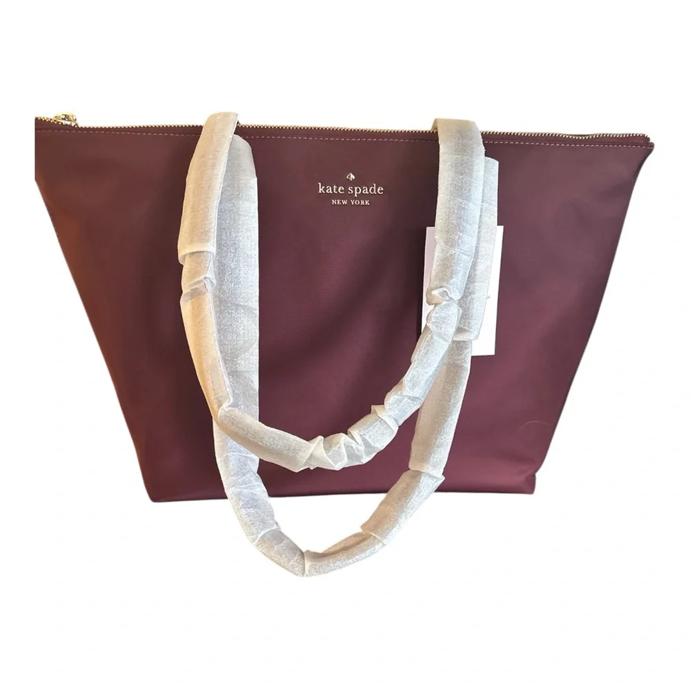 Kate Spade New York “The Bridle” Better Nylon Tote – Deep Berry | NWT
